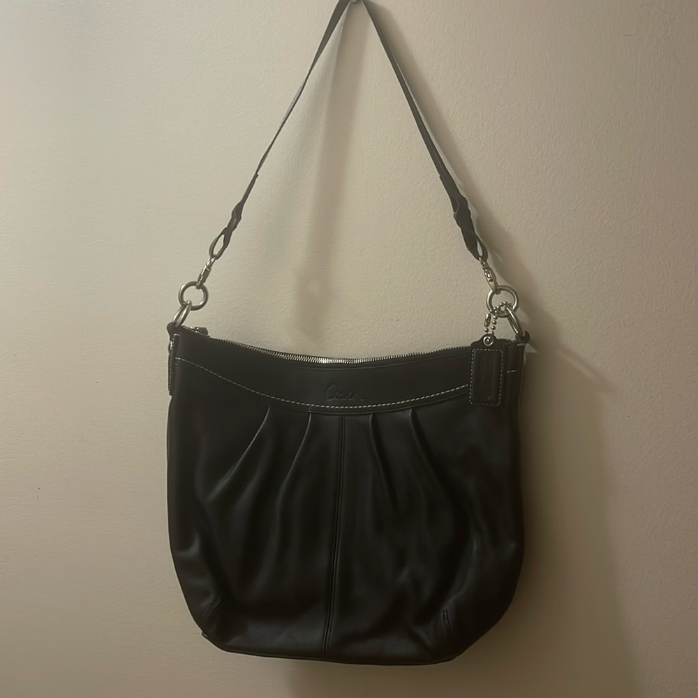 Coach Leather Hobo Shoulder Bag EUC
